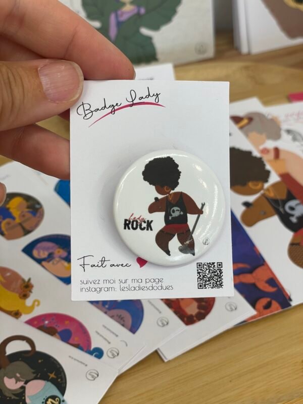 Bage lady rock Badge Lady Rock – Ladies Dodues