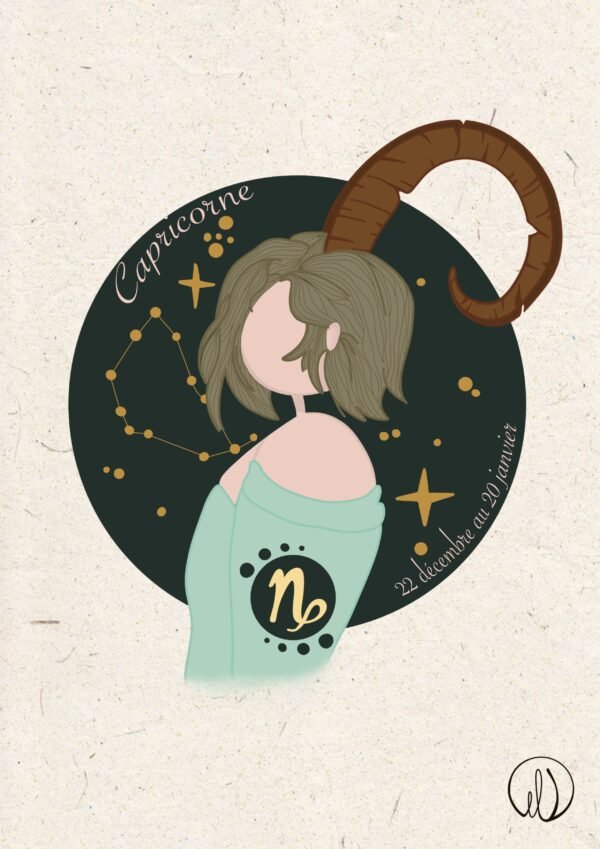 AFFICHE CAPRICORNE - LES LADIES DODUES