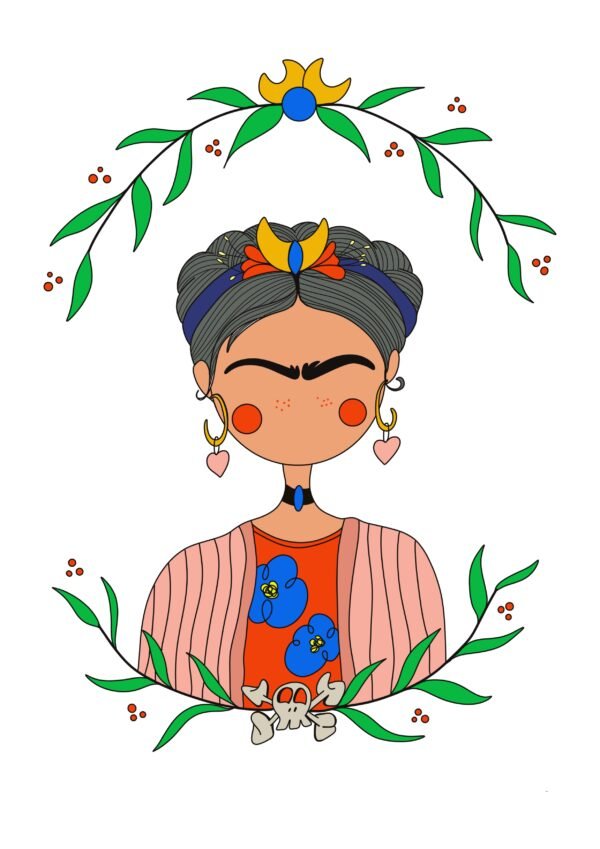 Illustration Frida Kahlo – Les Ladies Dodues