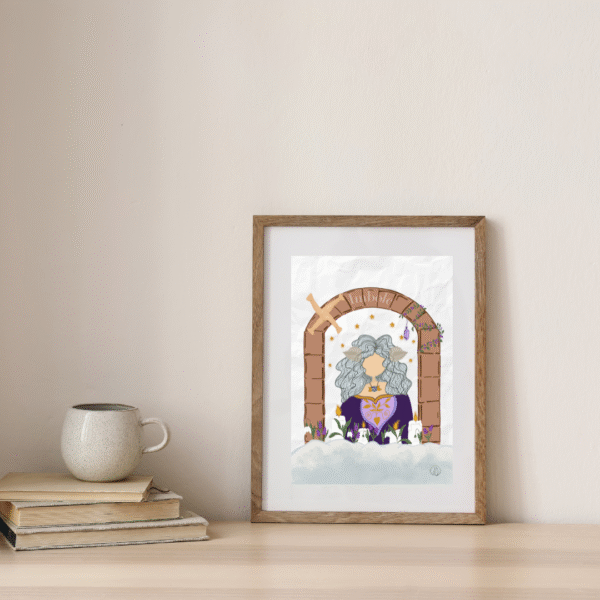 Imbolc-affiche-LD Affiche Imbolc – Illustration fête païenne wiccane