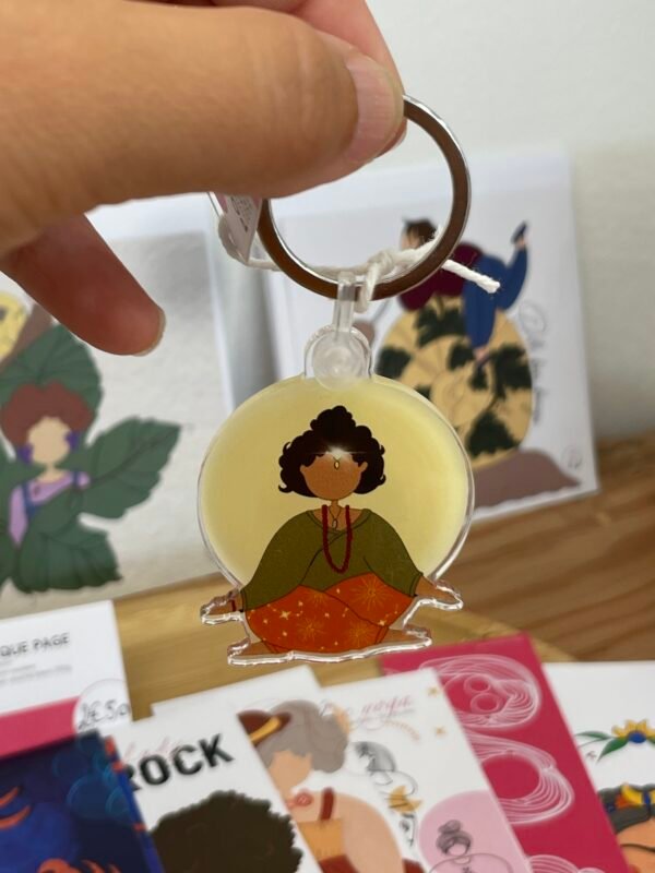 Porte-clé Yoga - méditation