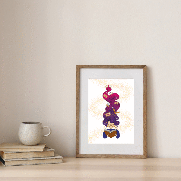 lady potter tableau Illustration “Lady Potter” – Les Ladies Dodues