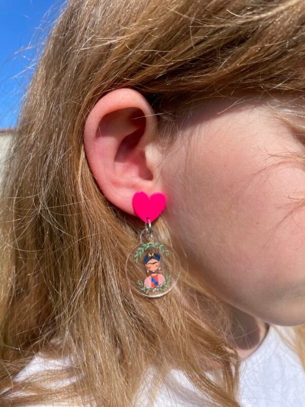 Boucles d’oreilles Lady Frida – Illustration Les Ladies Dodues