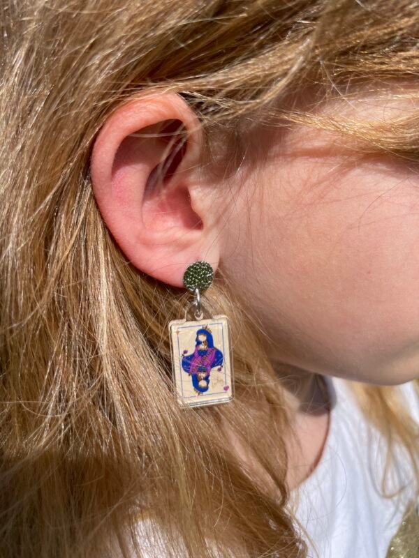 Boucles d’oreilles Lady Cœur – Illustration Les Ladies Dodues