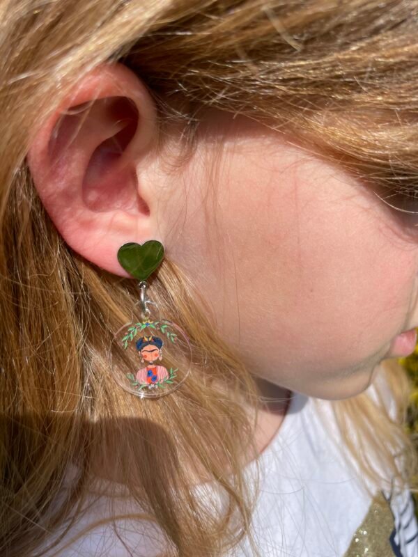 Boucles d’oreilles Lady Frida – Illustration Les Ladies Dodues