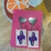 Boucles d’oreilles Lady Cœur – Illustration Les Ladies Dodues