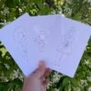 3 cartes à personnalisés Carte à colorier personnalisée - Les Ladies Dodues