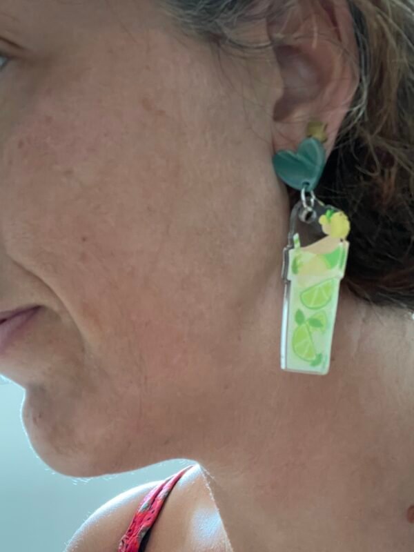 Boucles d'oreilles Lady Mojito | Bijou original - Les Ladies Dodues